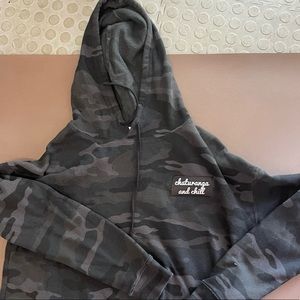 New crop hoodie sweatshirt Chatauranga and Chill